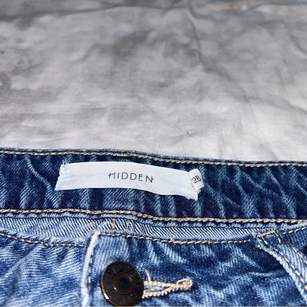 Hidden Jeans Bailey Slim Fit Boyfriend Distressed Jeans - Picture 3 of 5